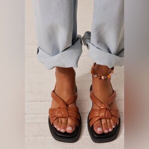 Free people SHOE THE BEAR  Krista Slingback Leather Sandals